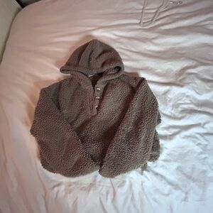 Teddy bear cozy fleece warm and perfect for winter or fall!